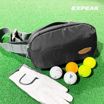 도이터 골프파우치 골프클러치 캐디백 힙색 바디백, 네온