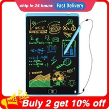 디지털 드로잉 테블릿 12inch 마법 칠판 lcd 쓰기 태블릿 드로잉 보드, 레드-12인치-싱글