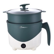전기냄비 멀티쿠커 전기쿠커 라면포트 스마트 다용도 만능 캠핑 기숙사 요리 기계 220v 기능 멀티 300w600w 밥솥 1-2명 주방 조리 기구 eu 플러그, 지 더블, 유럽 ​​연합