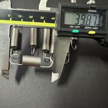 스프링팜 스텐1파이 외경9.8미리 40 50 60 70 80 90 100미리 인장스프링, 1개, 40mm