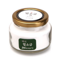 백석빛소금 24시간 용융소금 분말/알갱이 병포장(250g), 1개, 알갱이(250g)