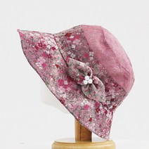 지오마켓 봄 여름 리본 중년여성 버킷햇 엄마 할머니모자