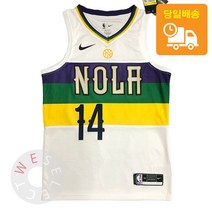 [당일배송] [40%할인] NBA 2019-20 뉴올리언스 펠리컨스 브랜든 잉그램 스윙맨 져지 유니폼 나시 - 시티 에디션
