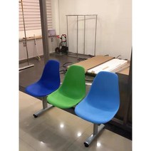 버스정류장의자 야외벤치 아크릴벤치 레트로, 3인용 매트 컬러