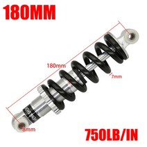 100MM 125MM 150MM 180MM 190MM 200MM 후면 서스펜션 충격 47cc 49CC 슈퍼 미니 모토 ATV 전동 스쿠터 포켓 바이크, [11] 180MM 750LB