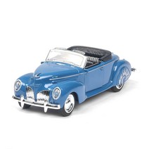 링컨 ZEPHYR 제퍼 1938 컨버터블 클래식카 1대38 자동차 미니카 모형 다이캐스트 청년K쇼핑, 블루