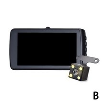 측면블랙박스 화물차블랙박스 오토바이블랙박스4인치 대시 캠 자동차 DVR 카메라 비디오 레코더 블랙 스, 02 B