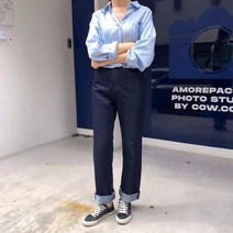 협력업체 마티 셀비지데님 생지데님 일자청바지