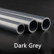 UPVC 파이프 어항 수족관 배수관 관개 용수 공급 PVC 튜브 라인 길이 50cm O.D 20 ~ 110mm 2 개, Dark Grey, O.D 110mm