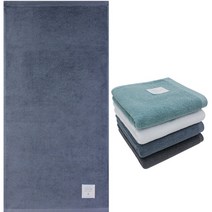 (주)송월타월 항균 호텔수건 150g 30수 무지타올 4장 수건, 진하늘, 4개