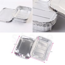 일회용 도시락용기 알루미늄 김밥 은박지도시락 5P