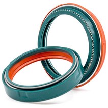 SKF 씰 키트 오일 더스트 화합물 Showa 49 mm Dual 10041, One Size Green