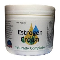 Naturally Complete EstrogenEstriol 4 oz. 항아리 | 비 GMO | 간장 무료 | 무향 | 황체호르몬 프로게스테론 에스트로겐 여성 호르몬 크림 크림