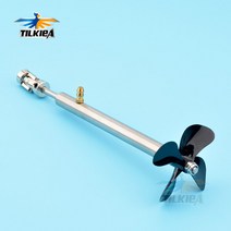 선외기엔진 모터 보트 4mm 보트 샤프트 + D50mm 4 블레이드 프로펠러 카단 조인트 RC 전기 미끼 용 그리스, 29 L30cm 029-4x3.18mm