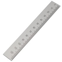 Bridgeport 밀링 머신 0-120mm 깊이 피드 로드 스케일 눈금자 알루미늄 b159 cnc 밀링 머신 선반 머신 1 pc new, 은, 1.은
