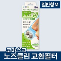 코마스크 노즈클린 교환필터 일반형 중형 12개입, 1개