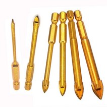 드릴비트 콘크리트 타일 유각 유리 벽돌 드릴 기리 475111EA, 상품선택, 일자 4mm