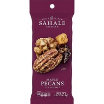 Sahale Snacks 메이플 피칸 글레이즈 믹스 1.5온스 9팩, 1.5 Ounce (Pack of 9), Maple Pecans