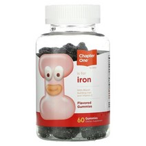Chapter One Iron Flavored Gummies 챕터 원 철분 플레이버드 60구미 2팩