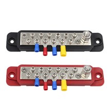 발통마켓 배터리 대전류 전원분배기 250A 12v-48v 자동차 화물차 카라반, 컬러분배기(레드)