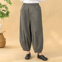[디얼마미] 하이 절개 바지 미시옷 빅사이즈 엄마옷 중년 여성 마담