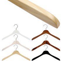 원목옷걸이 나무 베이직 셔츠상의 남자 (10개), (화이트), 10개입