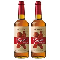 [천삼백케이] [메가커피] 토라니 퓨어메이드 헤이즐넛 시럽 750ml 2개세트, 단품