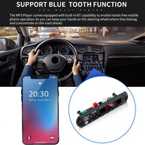 5V-12V 블루투스 MP3 WMA 디코더 보드 무선 MP3 플레이어 자동차 오디오 USB TF FM 라디오 모듈 자동차 스피커
