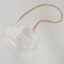 네이처뮤지엄 esa 꽃다발공예 초등미술 만들기부채 명함꽂이만들기 슬라임물풀 방과후미술재료, 핸드메이드 분실방지 마스크 지킴이 스트랩 목걸이, F플라워