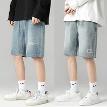 밴딩 청반바지 워싱 데님 하프 팬츠 4스타일 I5PT008