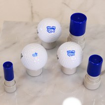 [주문제작] 골프공 이름도장 + 리필잉크 / 스몰사이즈 9mm 골프공 스탬프, 랜덤, 랜덤  5ml