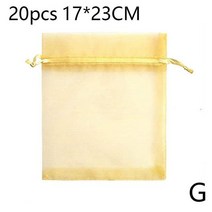 딸기 포도 과일 그물 메쉬 야채 보호 가방 20 개 해충 방제용 조류 정원, 07 yellow17x23CM