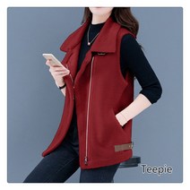 티피 겨울 여성 패션 트렌드 도톰하다 보온 조끼