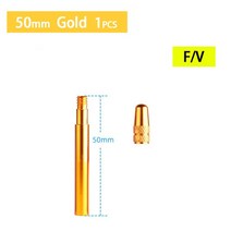 도로 자전거 위한 다채로운 관 Presta 벨브 연장 증량제 50/60mm, 01 50mm Glod  1pcs
