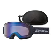 [SWANS] 스완스 스키고글(변색렌즈/안경겸용) SWANS RACAN-MDH-CU+하드케이스포함, SMBK