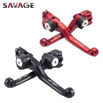 오토바이브레이크 오토바이 브레이크 레버 CRF 250 450 R 피벗 브레이크 클러치 레버 혼다 CRF250R CRF450, [02] 250R 450R 0203 Red