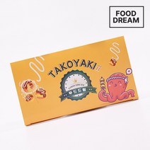 푸드드림 타코야끼 트레이 1호 /타코야키박스 테이크아웃박스 일회용기 [묶음배송불가], 100개