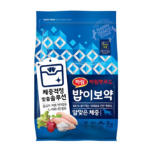 하림펫푸드 전연령 밥이보약 알맞은 체중 강아지사료, 닭, 2kg, 1개