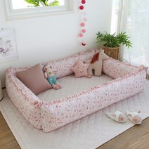 [아망떼] 썸벨리나 순면 범퍼쿠션4개세트(저데니아 항균솜세트), 색상:4개세트