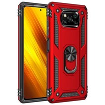 Poco x3 Pro NFC 케이스 범퍼 충격 방지 갑옷 뒷면 커버 스탠드 홀더 Xiaom Pocophone x3 Poco x3 Pro NFC 용 자동차 링 전화 케이스