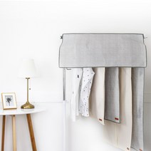 마켓드봉 옷커버 행거덮개 하프 행거커버-옐로우, 1개