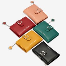 [키링세트] 데이즈원 써클링 여성 여자 학생 카드 가죽 반지갑