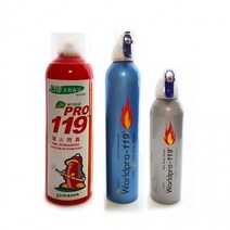 L월드프로 119 소화기 간이 휴대용 식당 캠핑 에어로졸 스프레이 차량용 등산, E프로119소화기255ml