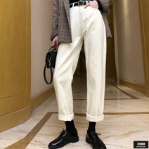 가바바 여성 청바지 심플 멋쟁이 그녀의 잘어울리는 믹스매치 패션 여름 데님바지 G47451