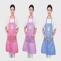 YUQ469726토끼 패션 앞치마(HM0096), 그린