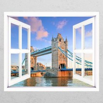 [바보사랑] 영국타워브릿지_창문그림액자, 타입선택:C타입엘레강스골드