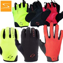 서파스 남성용 여성용 자전거장갑 반장갑 긴장갑 여름 가을용, 5. 긴장갑 레드