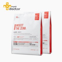 [마이펫닥터] 인섹트더제로 포 독 강아지 사료 곤충 피부 알러지 고단백 단일단백질 1kg 2ea, 1kg*2개