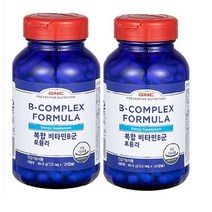 GNC [GNC][AK백화점] 복합 비타민 B군 포뮬라 세트 (120캡슐X2개), Free, 단품없음