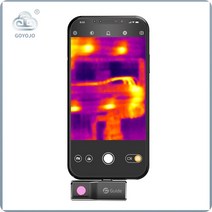 스마트 폰에 사용되는 가이드 mobir 공기 열화상 카메라 25hz 적외선 열 화상 온도 측정기, mobir air-s-ios